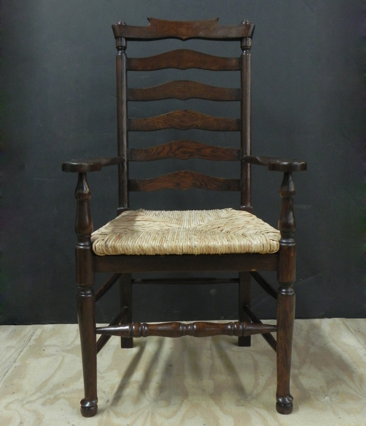 Northwest ladder back arm chair